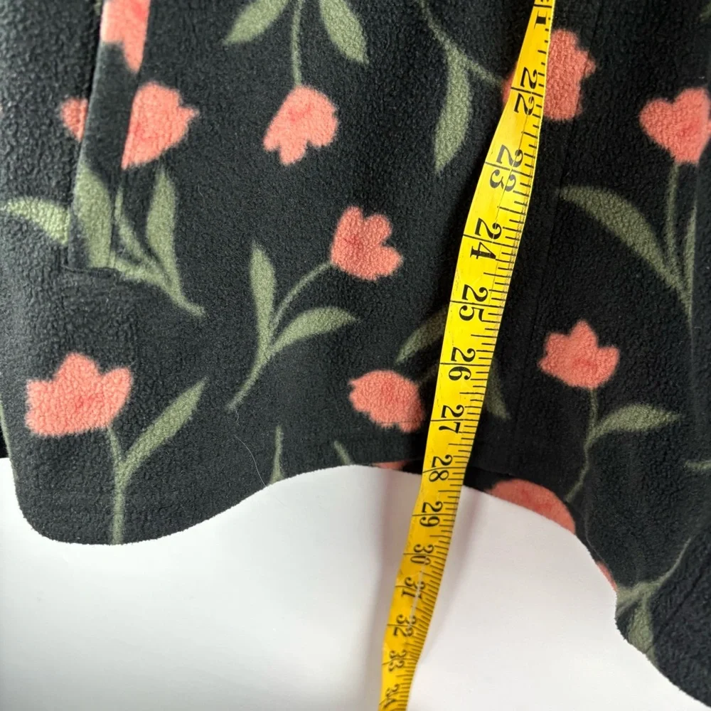 O'Neill Women's Half Zip Fleece Floral Pullover Hoodie Jacket Casual Comfy XL - Picture 6 of 8